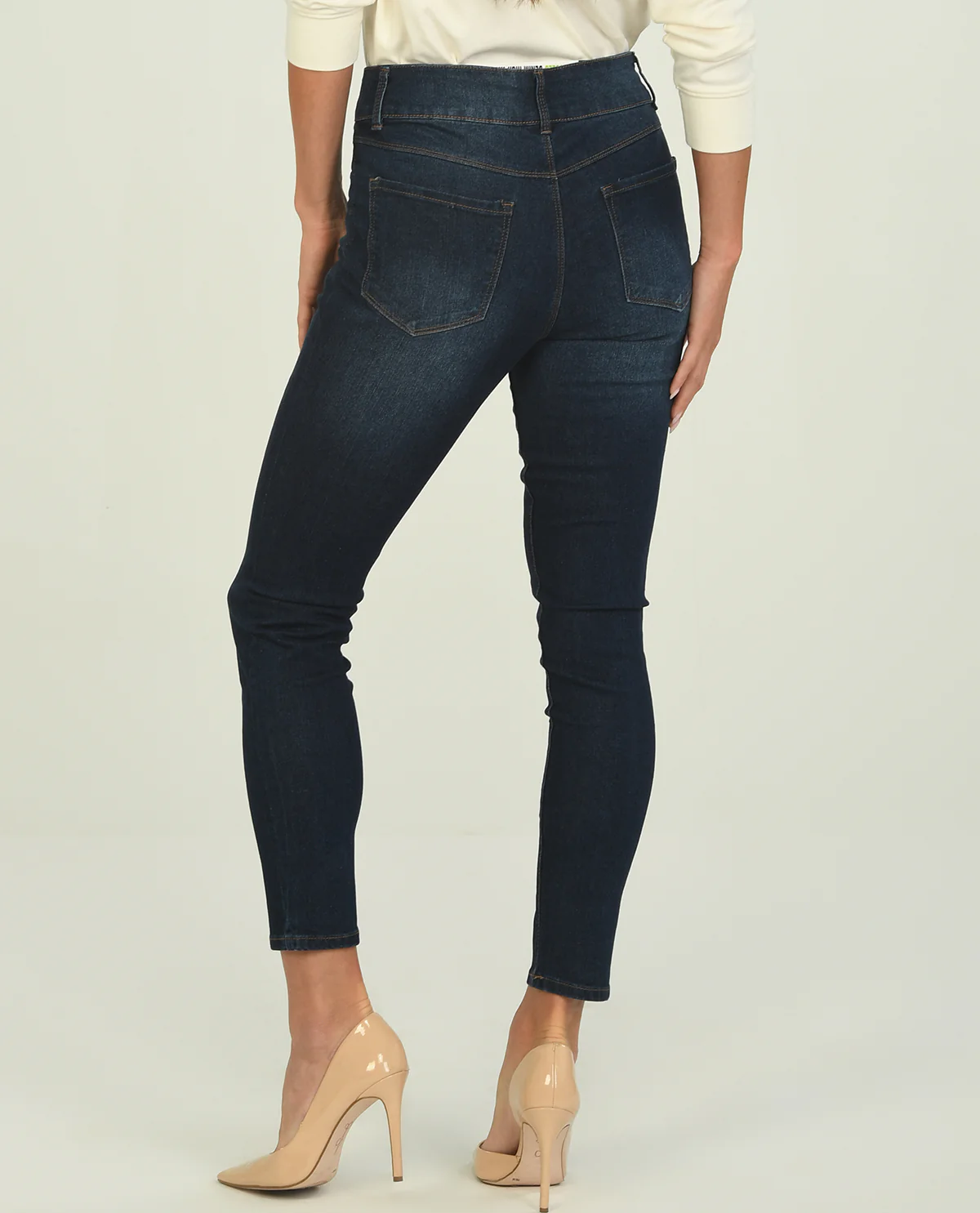 D Jeans Double Button Skinny Jeans - Image 5
