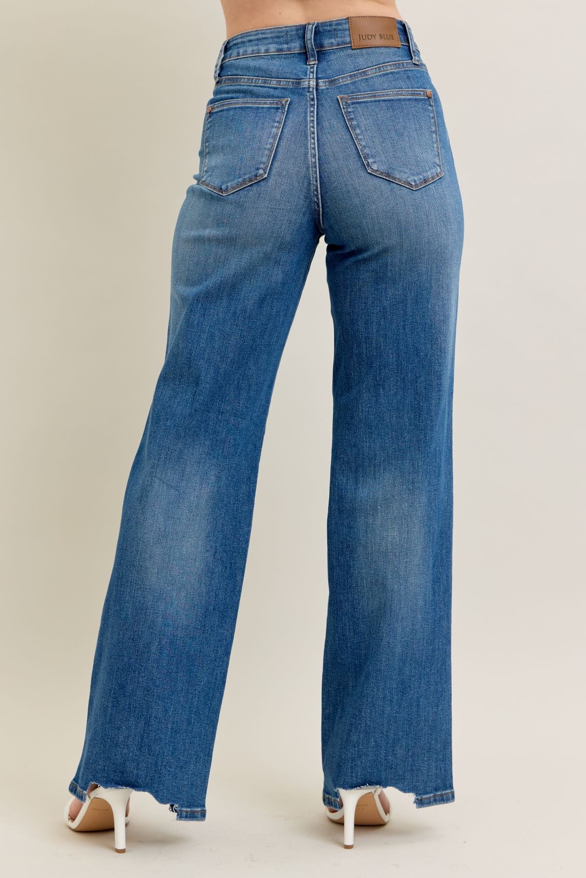 Judy Blue High Waist Wide Leg Jeans - Image 3