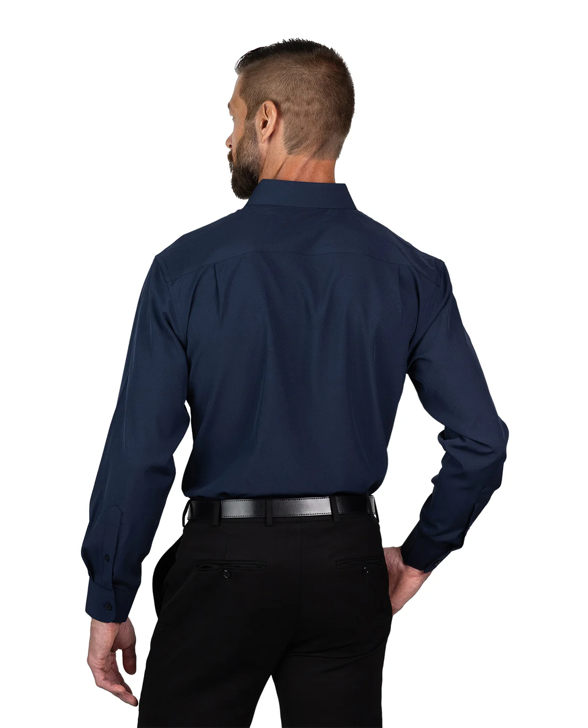 Nautica Men's Blueberry Long Sleeve Super Shirt - Image 4