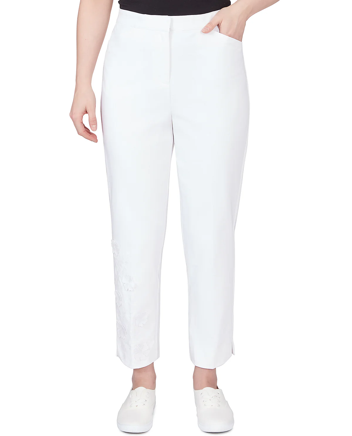 Ruby Road Missy Tropical Twist Tech Ankle Pant - Image 3